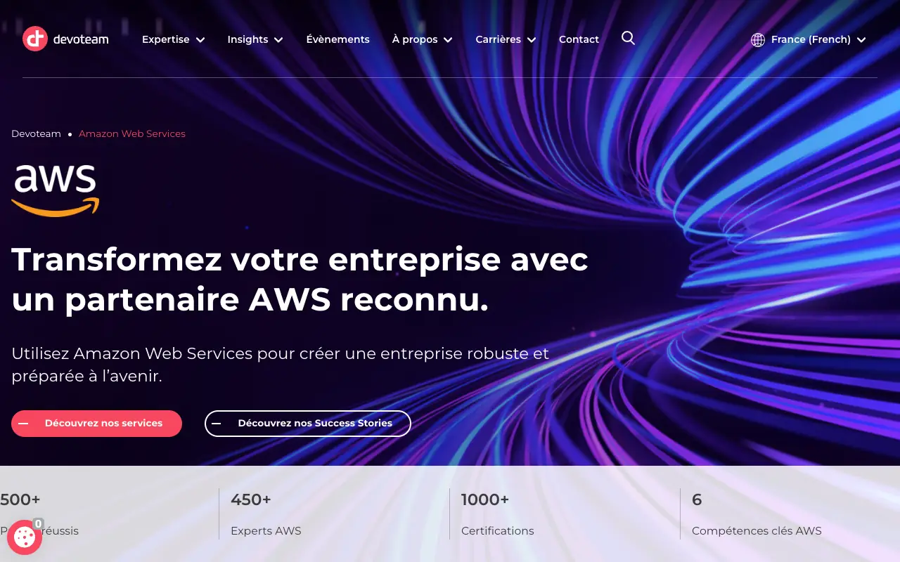 Page de l’offre sur le site de Devoteam