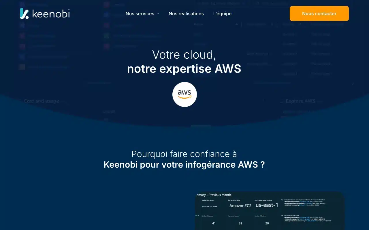Page de l’offre sur le site de Keenobi
