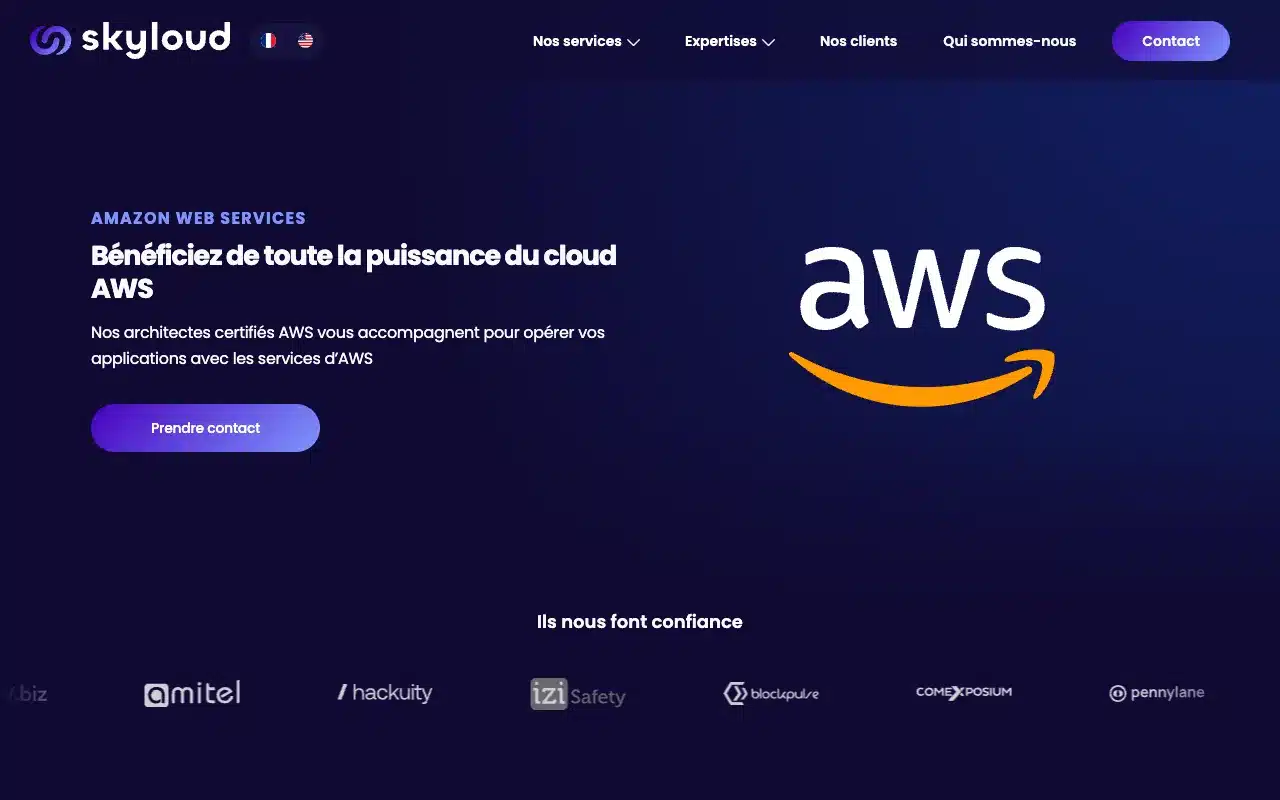Page de l’offre sur le site de Skyloud