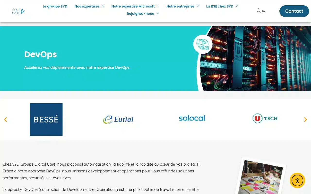 Page de l’offre sur le site de SYD